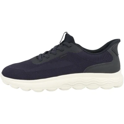 Afbeelding van Geox Spherica PLUS Sneakers laag, Heren, Maat: 44, Navy Textiel/ synthetisch