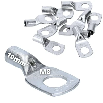Afbeelding van Cembre buiskabelschoen, A2 M8, 10 mm², niet geïsoleerd, vertind koper, stuks
