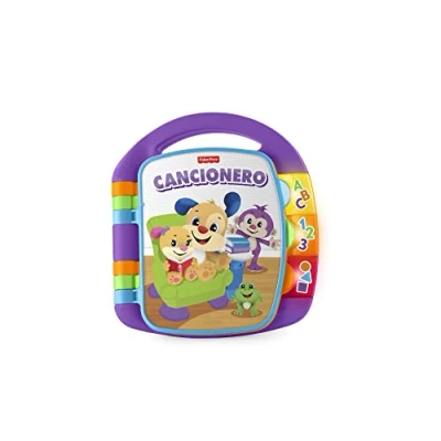 Image de Fisher Price Livre Musical Bébé Interactif Jouet D&#039;éveil 6 Mois et Plus Comptines Sonore Jouets Musicaux Livres Idée Cadeau Mois, Version: Espagnol, FRC69