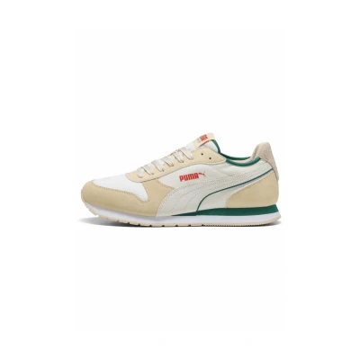Afbeelding van Puma Sneakers laag, Maat: 38, Warm white canvas wild green Kunststof