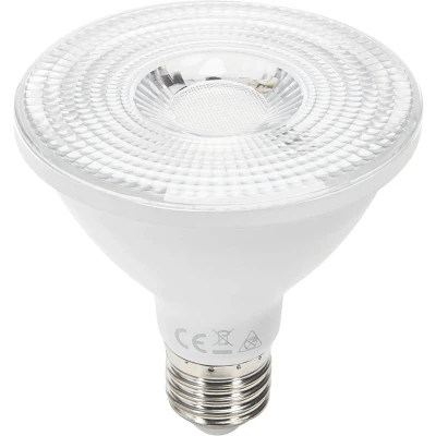 Afbeelding van PAR30 spot E27 warmwit 3000K 60 LED 12W=125W halogeenlicht 230V