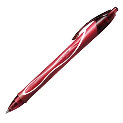 Afbeelding van Boligrafo de tinta líquida Bic Gel ocity Quick Dry Rood 0,3 mm (12 Stuks)