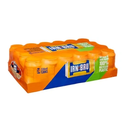 Afbeelding van Irn Bru Cans 330ml 24 in a Case 24x330ml (Scotland) (Schotland) (koel Drankje)