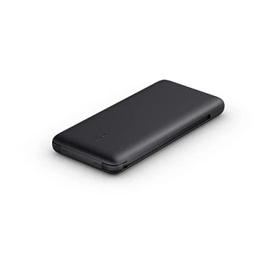 Image de Belkin BOOST Charge PLUS Banque d&#039;alimentation 10000 mAh 23 Watt Fast PD 2 connecteurs de sortie (Lightning 24 pin USB C) noir