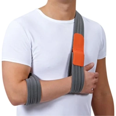 Afbeelding van Matchu Sports Mitella Arm Sling Gratis verzendkosten Zacht materiaal Schouder Verstelbaar Universeel Maat: One size