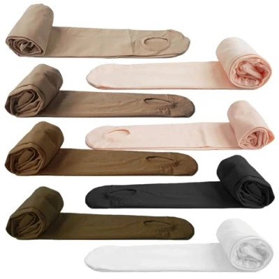 Afbeelding van DANCEYOU Danspanty voor meisjes, dames, klassiek, converteerbaar, ballet, yoga, gymnastiek, 70 denier