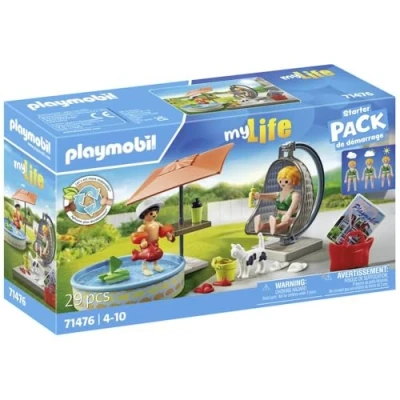 Image de Playmobil MyLife 71476 Maman et enfant avec fauteuil suspendu