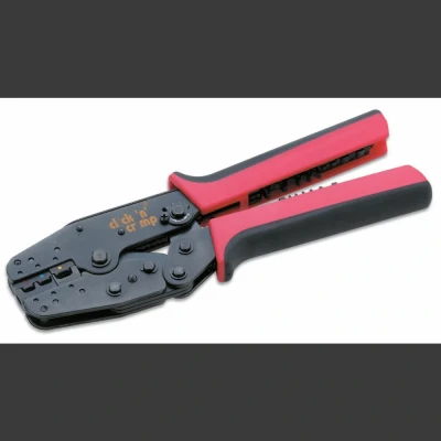Afbeelding van Cimco click n crimp 106002 Perstangset 5 delig Geïsoleerde kabelschoenen, Open Platte stekkerhulzen, stekkers