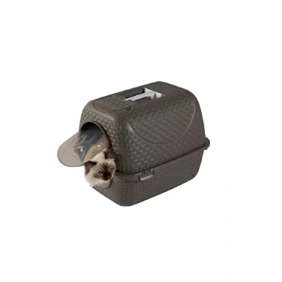 Afbeelding van Bama Pet Kattentoilet Prive Kattenbak 41.8x50.5x39.6 cm Taupe