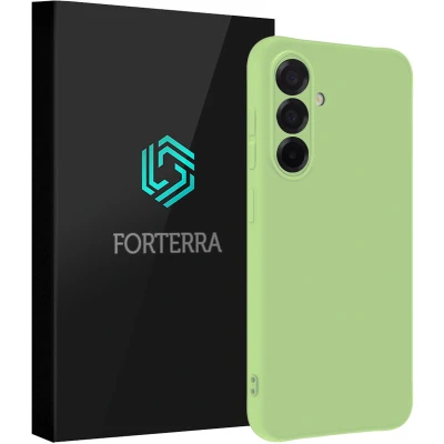 Afbeelding van Hoesje Geschikt voor Samsung A56 Case Siliconen Hoes Galaxy Back Cover Groen