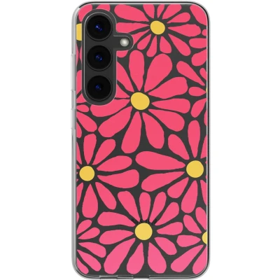 Afbeelding van imoshion hoesje Geschikt voor Samsung Galaxy S24 Design Dusty Rose Flowers Connect