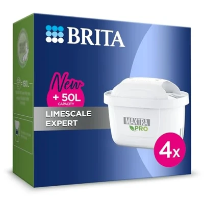 Image de Brita Cartouche Filtrante Maxtra Pro Expert Calcaire Pack De 4 (1050433)