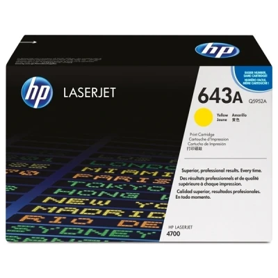 Image de HP 643A toner LaserJet jaune authentique