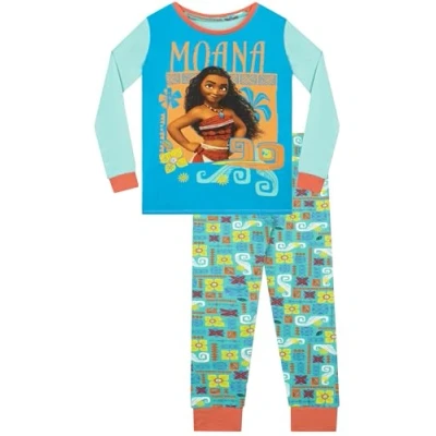 Afbeelding van Disney Pyjamaset Moana Meisje Nauwsluitend, Meerkleurig