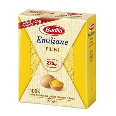 Afbeelding van Barilla Emiliane Filini all&#039;uovo n 14 pasta met ei 275 g