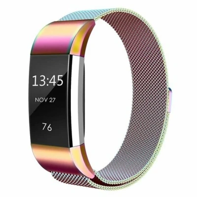 Afbeelding van Fitbit Charge 2 milanese bandje Maat: Small Multicolor