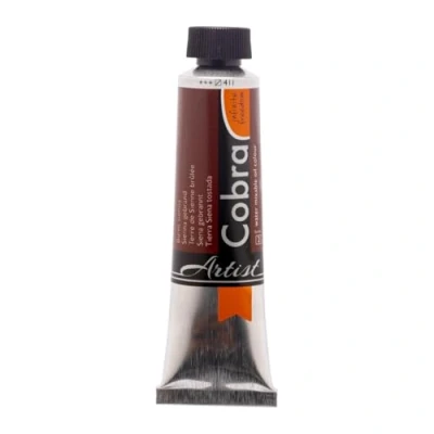 Afbeelding van Olieverf #411 Sienna Gebrand Cobra Artitst 40ml