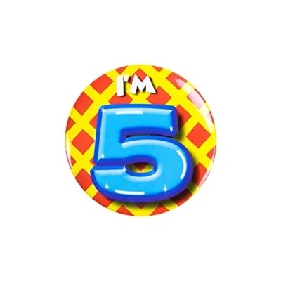 Afbeelding van Paperdreams Button klein i&#039;m 5