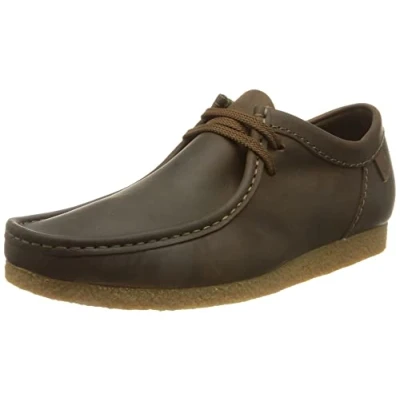 Afbeelding van Clarks Shacre Wallabee II Run Sneakers voor heren, bijenwas