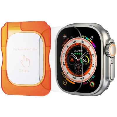 Afbeelding van Accezz Gehard glas screenprotector met applicator voor de Apple Watch Ultra (2) 49 mm