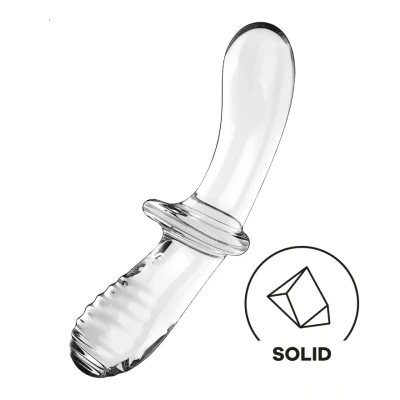 Afbeelding van Satisfyer 4045665 Double Crystal Glass Dildo Transparent