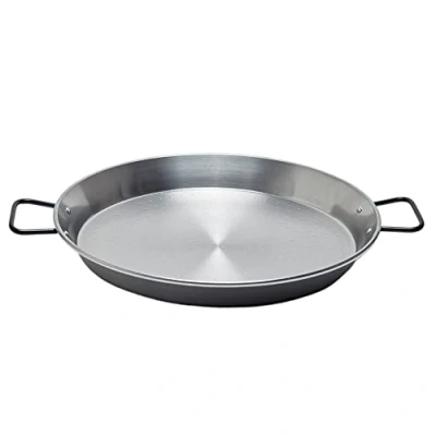 Afbeelding van Garcima Paella pan van gepolijst staal, grijs, 50 cm, 6 stuks