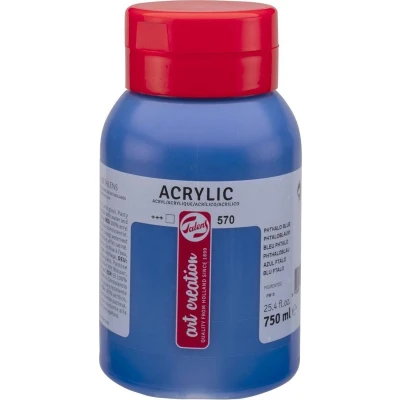 Afbeelding van Talens Art Creation acrylverf flacon van 750 ml, phtaloblauw