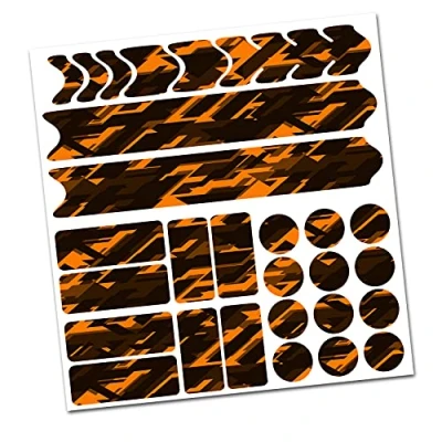 Afbeelding van AlphaShield Framebescherming voor fiets, aluminium, carbon, MTB/BMX, lakbescherming, R159, R161 (14 Future Neon Orange)