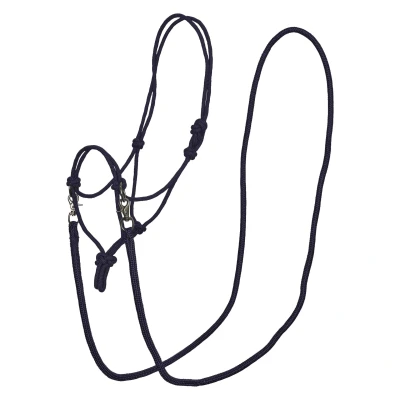 Image de Imperial Riding Bridon sans Mors Free Ride Rope avec Rênes Marin Cob