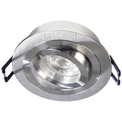 Afbeelding van Zwenkbare aluminium inbouwspot alu mat