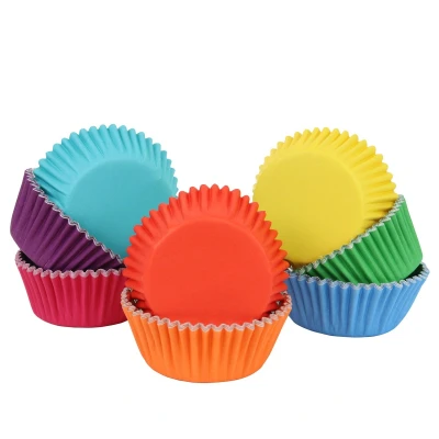 Afbeelding van Cupcake Cups PME Regenboog Mix 100 stuks
