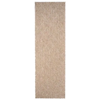 Afbeelding van Balkonkleed Horizon Dune Lichtgrijs/beige 80x250 Cm