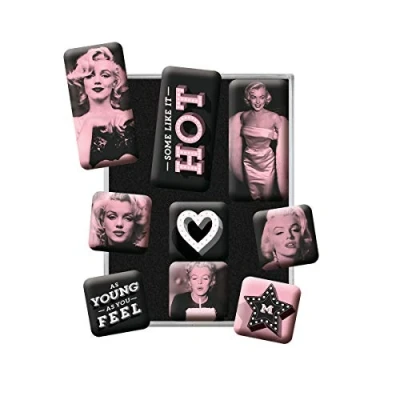 Afbeelding van Marilyn Monroe Magneetjes Some Like It Hot Set 9 stuks