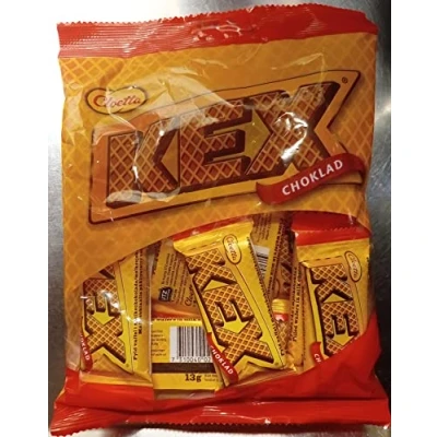 Afbeelding van Cloetta Kex Choklad chocolade, gevuld, mini schijven, 156 g