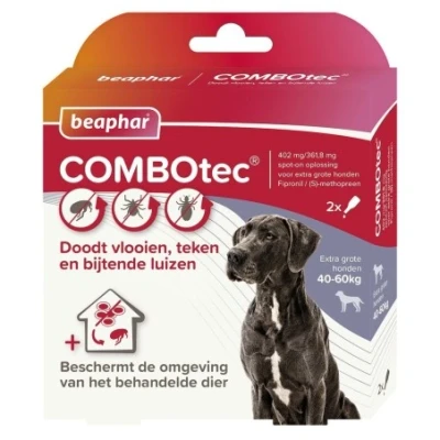 Afbeelding van Beaphar Combotec Hond 40 60 KG 2 ST (408009)