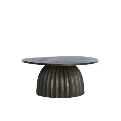Afbeelding van Light &amp; Living Ronde Salontafel Veglia 70cm Donkerbruin