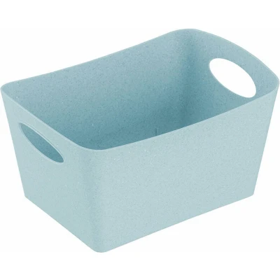 Afbeelding van Opbergbox, 3.5 L, Organic Recycled, Natuur Bloemen Blauw Kozoil Boxxx M