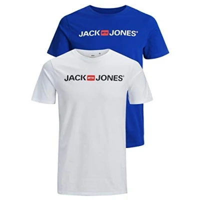 Afbeelding van Jack &amp; Jones Jjecorp Logo Tee Ss Crew Neck Ss19 Noos T shirt voor heren.