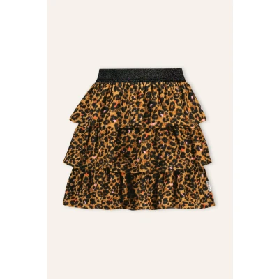Afbeelding van Kinder Ruby Rok Panter Leopard pop Maat 110 B.Nosy