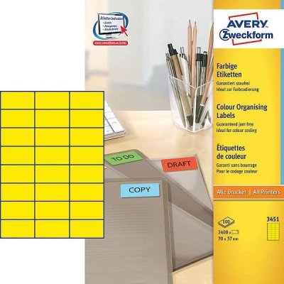Image de Avery étiquettes pour dossiers 2400 étiquette(s)