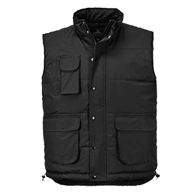 Afbeelding van Portwest Bodywarmer Met Veel Zakken Zwart Maat L (S415)