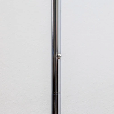 Afbeelding van Lindby LED vloerlamp met touchdimmer 1licht metaal, glas H: 180 cm chroom Inclusief lichtbron
