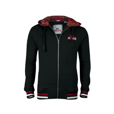 Afbeelding van Lonsdale Heren sweatjas met capuchon en ritssluiting, normale pasvorm LANCASTER