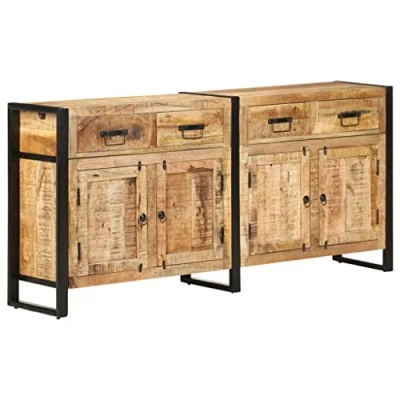 Afbeelding van vidaXL Dressoir, 172 x 35 80 cm, massief mangohout
