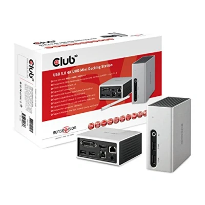 Image de Club3D SenseVision USB 3.0 4K Mini Docking station d&#039;accueil