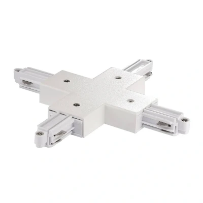 Afbeelding van X connector voor stroomrail Link, wit