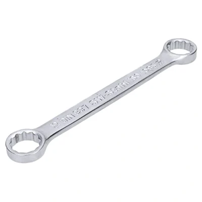 Afbeelding van SW Stahl 01308L dubbele ringsleutel 14 x 15 mm plat I rechte uitvoering 12 kant sleutel