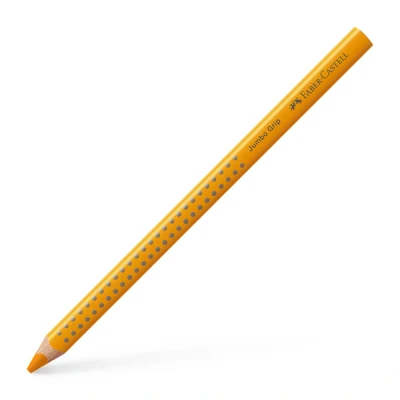 Afbeelding van kleurpotlood Faber Castelll Jumbo GRIP 09 donkergeel chroom