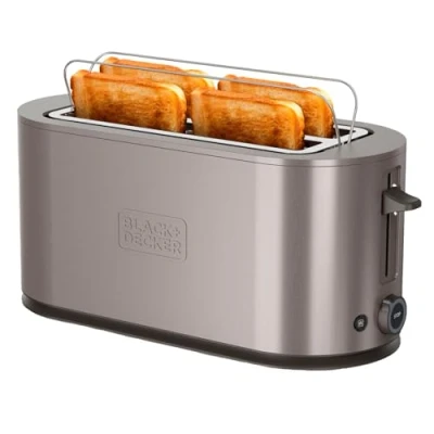 Image de Grille pain Black &amp; Decker BXTO1501E 1500 W Noir Inox