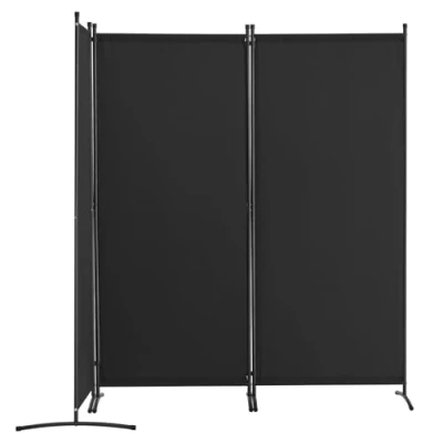 Image de VEVOR Cloison de séparation en tissu paravent à 3 panneaux pour chambre noir